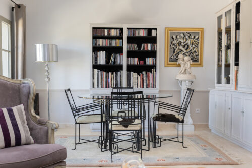 Ensemble table et 4 chaises en fer forgé – Style Poillerat / Maison Jansen, France, 1950–60 – Image 11