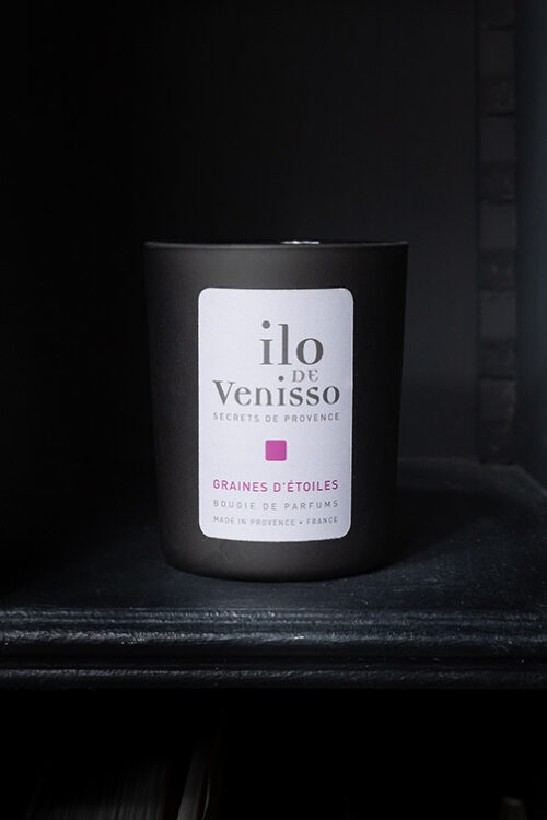 Bougie parfumée Ilo de Venisso – Graines d’Étoiles, Provence