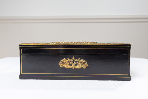 Boîte à thé en marqueterie Boulle – XIXᵉ siècle – Image 10