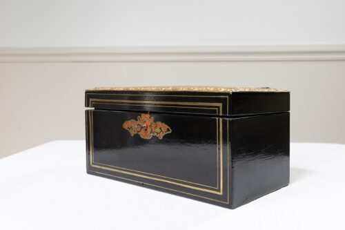 Boîte à thé en marqueterie Boulle – XIXᵉ siècle – Image 7