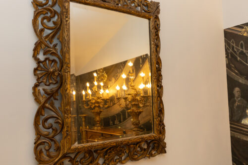Paire de grands candélabres en bois doré – Électrifiés, style baroque/Louis XV – Image 6