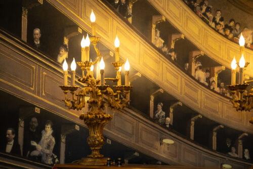 Paire de grands candélabres en bois doré – Électrifiés, style baroque/Louis XV – Image 5